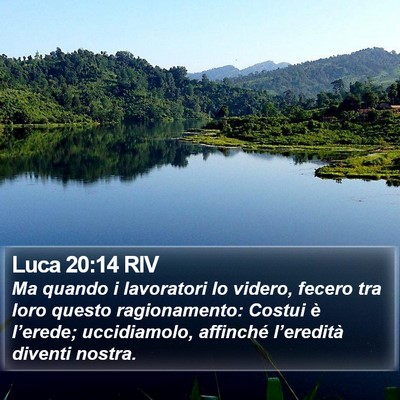 Luca 20:14 RIV Bible Verse Image