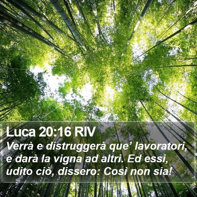 Luca 20:16 RIV Bible Verse Image