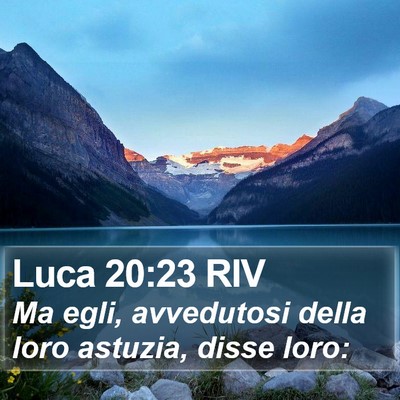 Luca 20:23 RIV Bible Verse Image