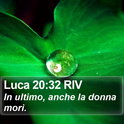 Luca 20:32 RIV Bible Verse Image