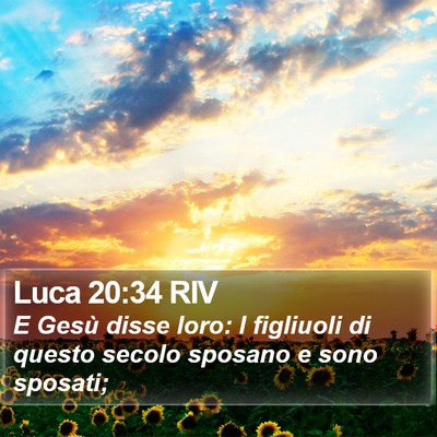 Luca 20:34 RIV Bible Verse Image