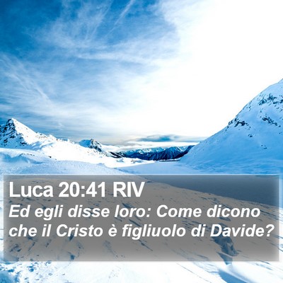 Luca 20:41 RIV Bible Verse Image