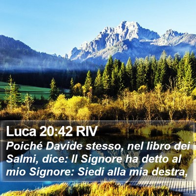 Luca 20:42 RIV Bible Verse Image