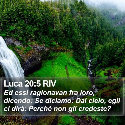Luca 20:5 RIV Bible Verse Image