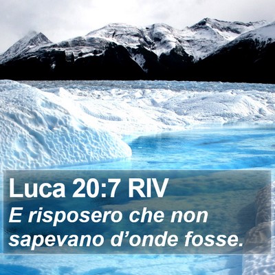 Luca 20:7 RIV Bible Verse Image