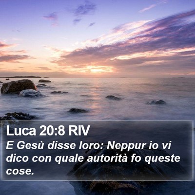 Luca 20:8 RIV Bible Verse Image