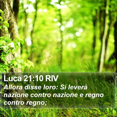 Luca 21:10 RIV Bible Verse Image