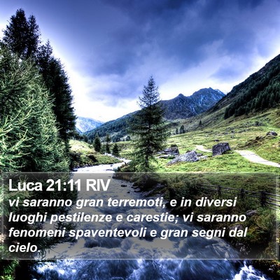 Luca 21:11 RIV Bible Verse Image