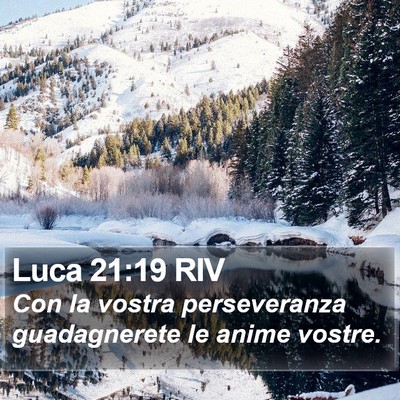 Luca 21:19 RIV Bible Verse Image