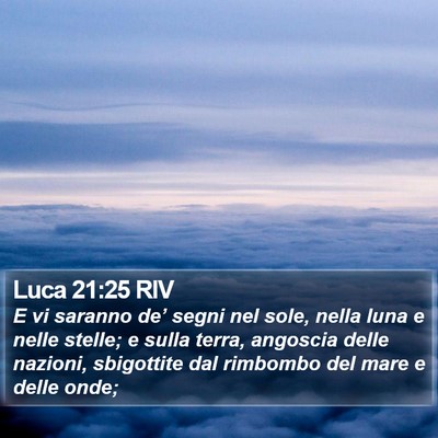 Luca 21:25 RIV Bible Verse Image