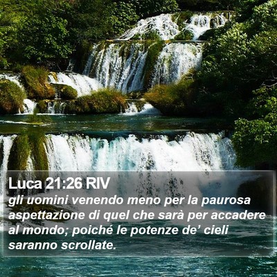 Luca 21:26 RIV Bible Verse Image