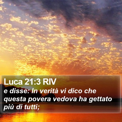 Luca 21:3 RIV Bible Verse Image
