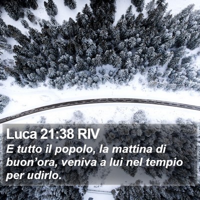 Luca 21:38 RIV Bible Verse Image