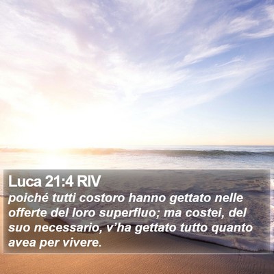 Luca 21:4 RIV Bible Verse Image