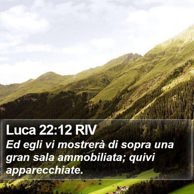 Luca 22:12 RIV Bible Verse Image