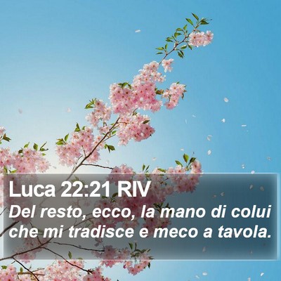 Luca 22:21 RIV Bible Verse Image