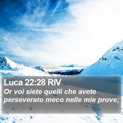 Luca 22:28 RIV Bible Verse Image