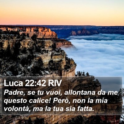 Luca 22:42 RIV Bible Verse Image