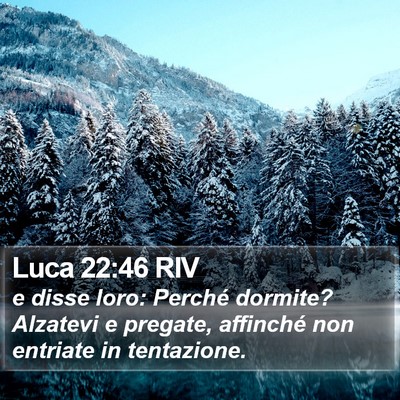 Luca 22:46 RIV Bible Verse Image