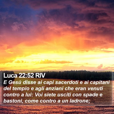 Luca 22:52 RIV Bible Verse Image