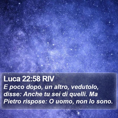 Luca 22:58 RIV Bible Verse Image