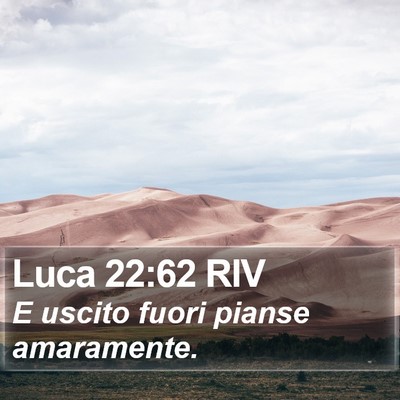 Luca 22:62 RIV Bible Verse Image