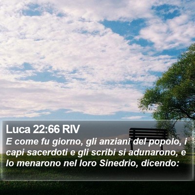 Luca 22:66 RIV Bible Verse Image