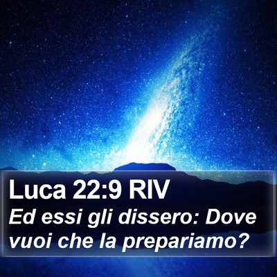 Luca 22:9 RIV Bible Verse Image