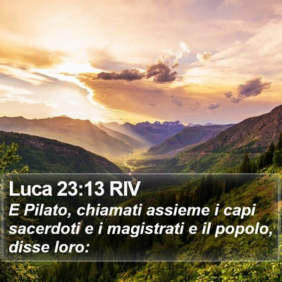 Luca 23:13 RIV Bible Verse Image