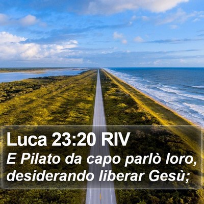 Luca 23:20 RIV Bible Verse Image