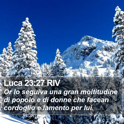 Luca 23:27 RIV Bible Verse Image