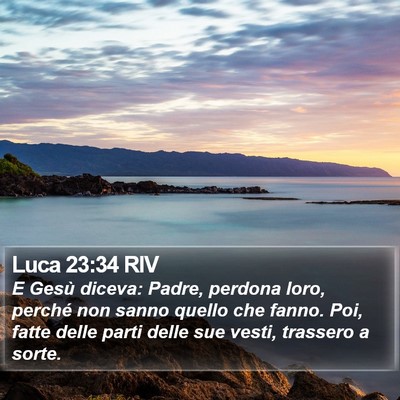 Luca 23:34 RIV Bible Verse Image