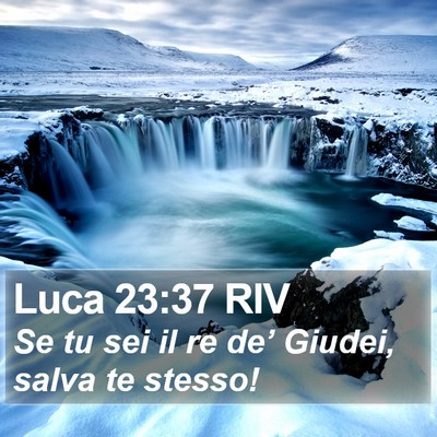 Luca 23:37 RIV Bible Verse Image