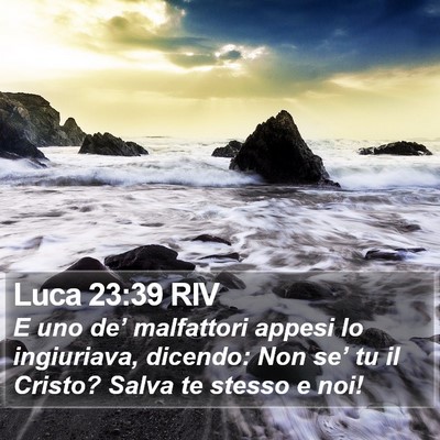 Luca 23:39 RIV Bible Verse Image