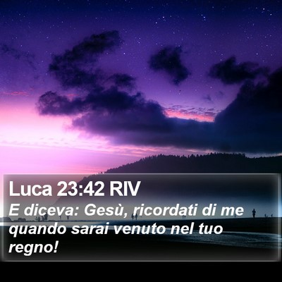 Luca 23:42 RIV Bible Verse Image