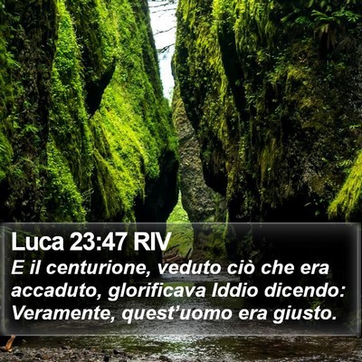 Luca 23:47 RIV Bible Verse Image