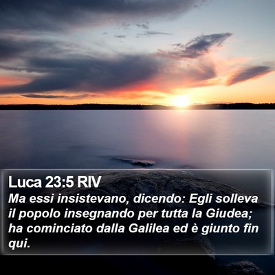 Luca 23:5 RIV Bible Verse Image