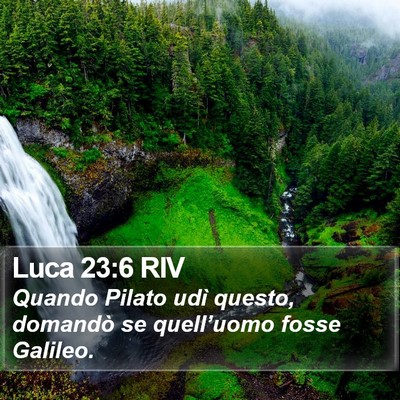 Luca 23:6 RIV Bible Verse Image
