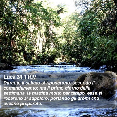 Luca 24:1 RIV Bible Verse Image