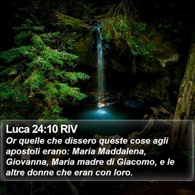 Luca 24:10 RIV Bible Verse Image