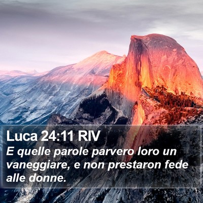 Luca 24:11 RIV Bible Verse Image