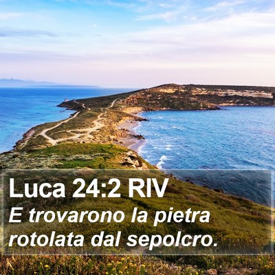 Luca 24:2 RIV Bible Verse Image