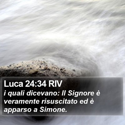 Luca 24:34 RIV Bible Verse Image