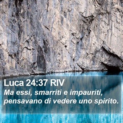 Luca 24:37 RIV Bible Verse Image
