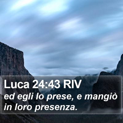 Luca 24:43 RIV Bible Verse Image
