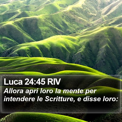 Luca 24:45 RIV Bible Verse Image