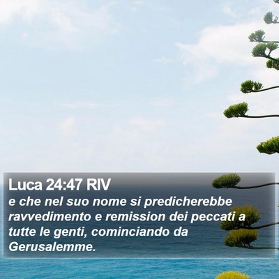 Luca 24:47 RIV Bible Verse Image