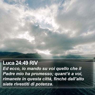 Luca 24:49 RIV Bible Verse Image