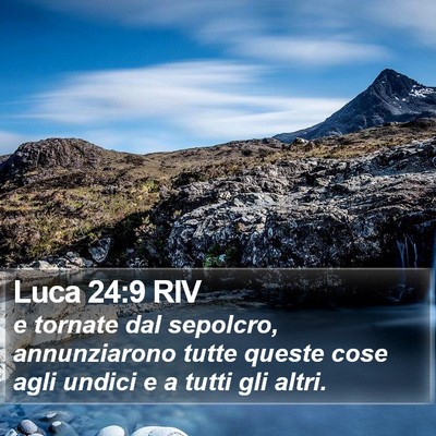 Luca 24:9 RIV Bible Verse Image