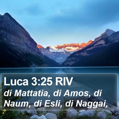 Luca 3:25 RIV Bible Verse Image